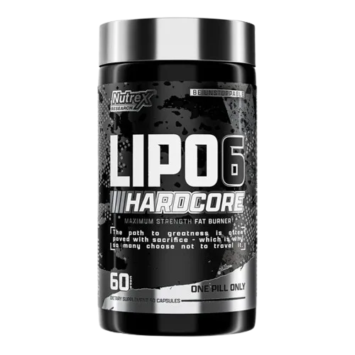 LIPO 6 HARDCORE  (60 BLACK-CAPS)