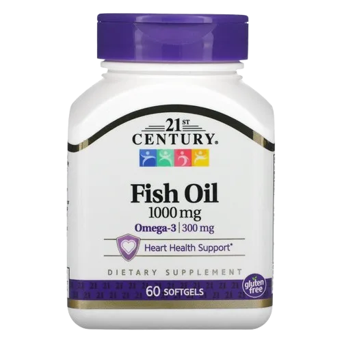 21st Century Fish Oil 60 Softgels