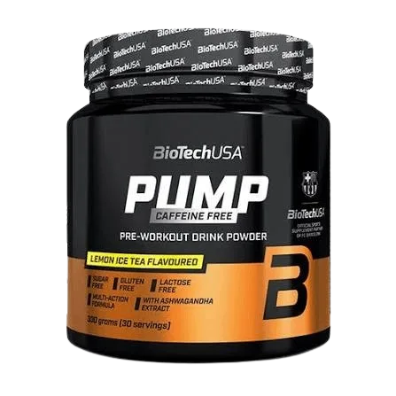 biotech pump caffeine free 300g 30 servings